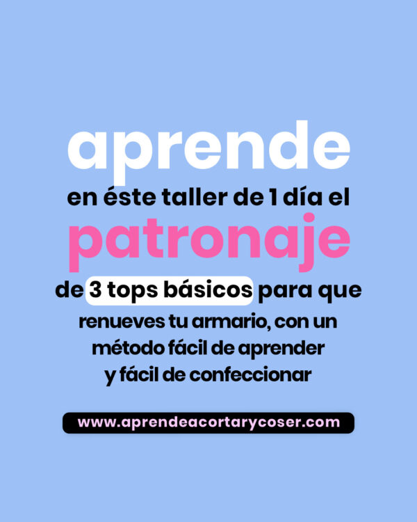 Workshop: Patronaje de blusas - Imagen 2